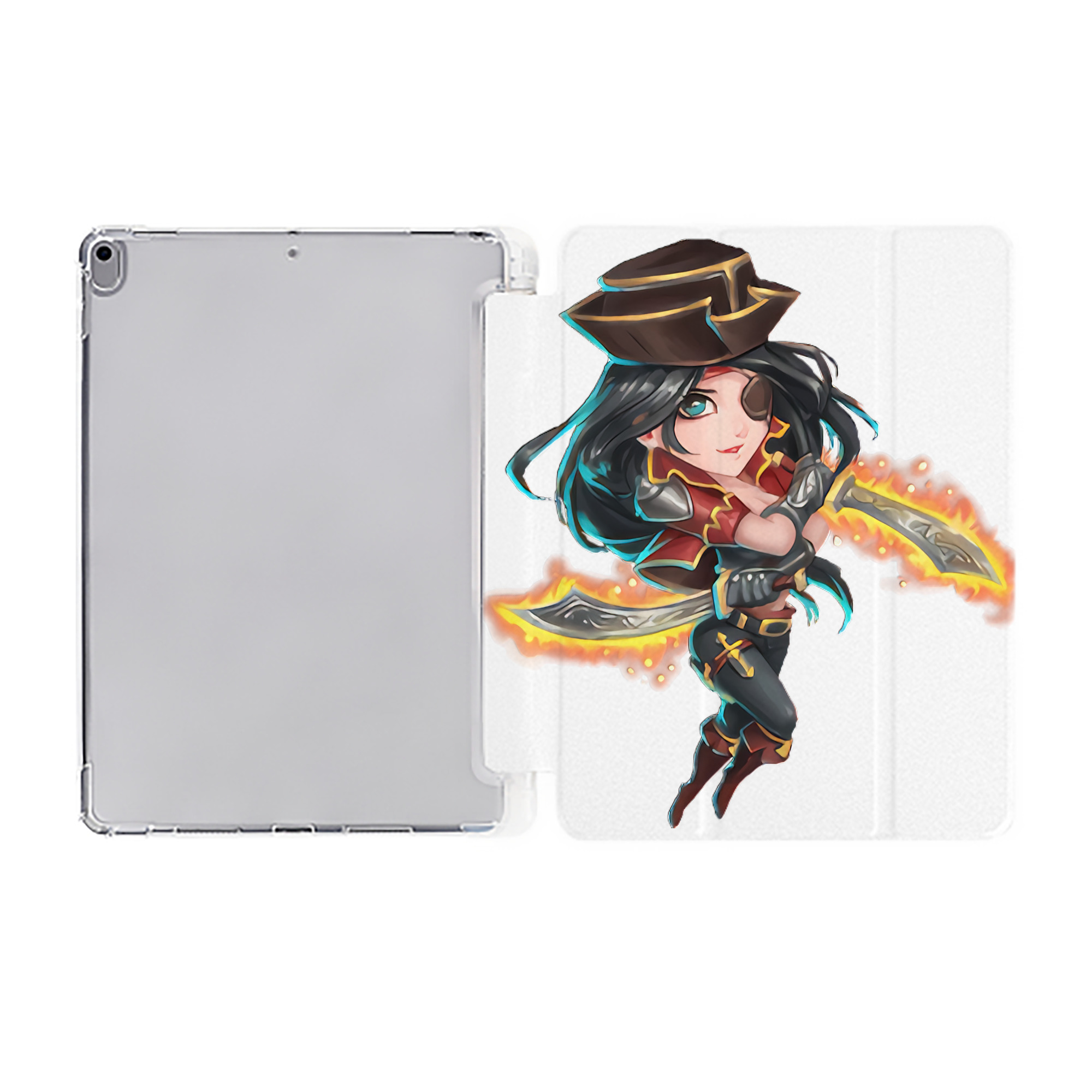 （画像用） リーグ・オブ・レジェンド League of Legends LOL IPad ケース ペン収納付き 三つ折りスタンド PUレザー×シリコン 対応機種9.5/10.5/10.9インチ